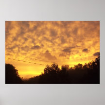 Puesta del sol poster