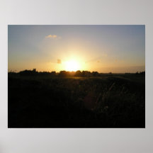 Puesta del sol poster