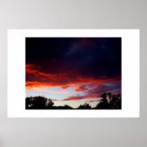 Puesta del sol poster