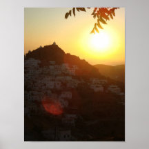 ¡Puesta del sol.! Posters
