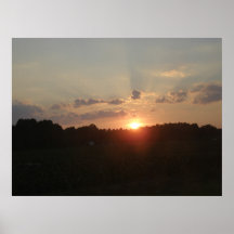 Puesta del sol poster