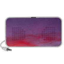Puesta del sol púrpura portátil altavoz