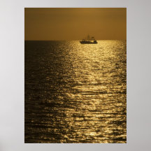 Puesta del sol sana de Pamlico Posters