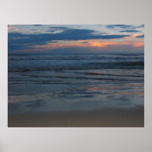 Puesta del sol sobre Daytona Beach Posters