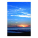 Puesta del sol sobre la isla de Santa Cruz Arte Con Fotos