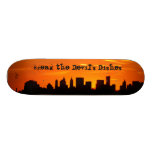 Puesta del sol sobre New York City, Manhattan Monopatín Personalizado