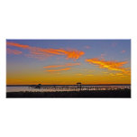 Puesta del sol sobre Tampa Bay vieja Arte Con Fotos