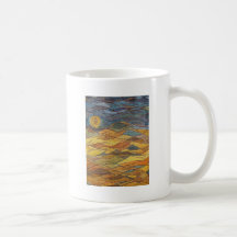 Puesta del sol taza