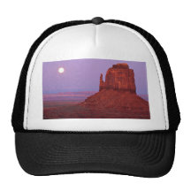 Puesta del sol y salida de la luna en la mota de l gorro