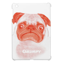 Puggy gruñón anaranjado coralino personalizado