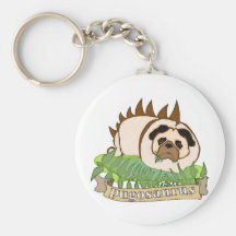 Pugosaurus Llavero Personalizado