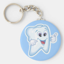 ¡Pulgares para arriba para la higiene dental! Llavero Personalizado