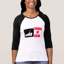 Pulgares para arriba que compiten con la manga lar camisetas
