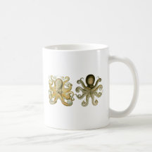 Pulpo común taza de café