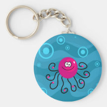 Pulpo enrrollado llavero personalizado