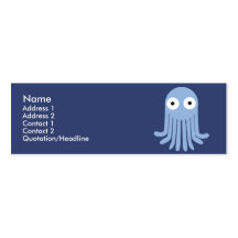 Pulpo - flaco tarjeta de negocio