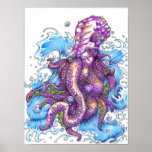 pulpo púrpura impresiones