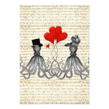 Pulpos y corazones del vintage comunicados personales 