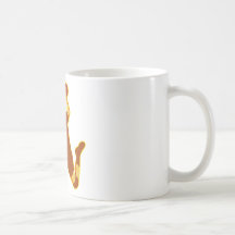 pulso de salto del jugador del balonmano retro taza de café