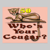 Puma en el poster 50 posters