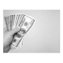 Puñado de dinero postal