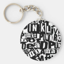Punk no muerto llavero personalizado