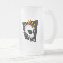 PUNK SKULL-2 TAZA DE CAFÉ