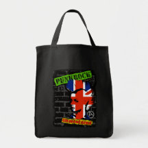 Punkrock - Union jack mohawk Einkaufstaschen