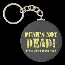 ¡Punks no absolutamente! llaveros