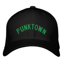Punktown bordó la tapa gorra de béisbol