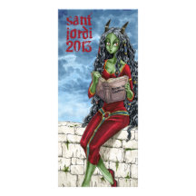 Punt de llibre Drac Sant Jordi 2013 Tarjeta Publicitaria