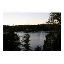 Punta de flecha del lago postales