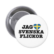 Punta Svenska Flickor Pin