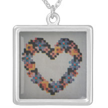 Puntada cruzada collar personalizado