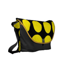 Punto amarillo bolsa messenger