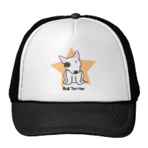 Punto bull terrier del ojo de la estrella de Kawai Gorra