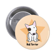 Punto bull terrier del ojo de la estrella de Kawai Pins