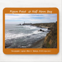 Punto @ Half Moon Bay de la paloma de Mousepad Alfombrilla De Raton