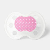 Puntos blancos, modelo de lunares rosado