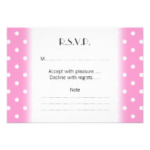 Puntos blancos, modelo de lunares rosado comunicados personalizados