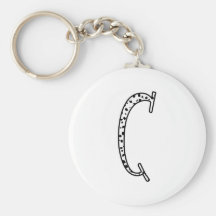 Puntos C de los Dalmatians Llavero Personalizado