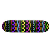 Puntos coloridos tablas de skate
