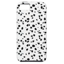 Puntos dálmatas, impresión dálmata, piel dálmata iPhone 5 protectores