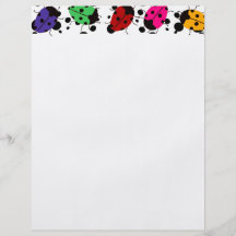 Puntos de la mariquita tarjetas publicitarias