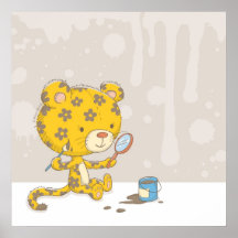 Puntos del leopardo poster