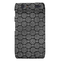 PUNTOS MONOCROMÁTICOS GEOMÉTRICOS MOTOROLA DROID RAZR FUNDA
