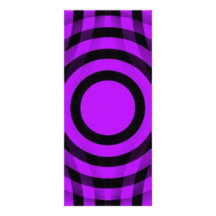 purple_and_black_interlocking_concentric_circles tarjeta publicitaria personalizada