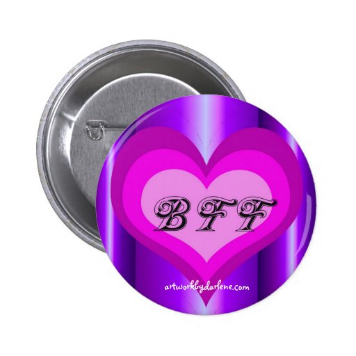 PURPLE HEART ROSADO PIN
