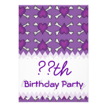 Purple Heart y cumpleaños de la bandera pirata Anuncios