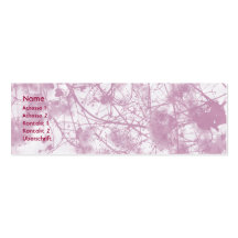 Purple Seeds - Business Card / Visitenkarte (slim)